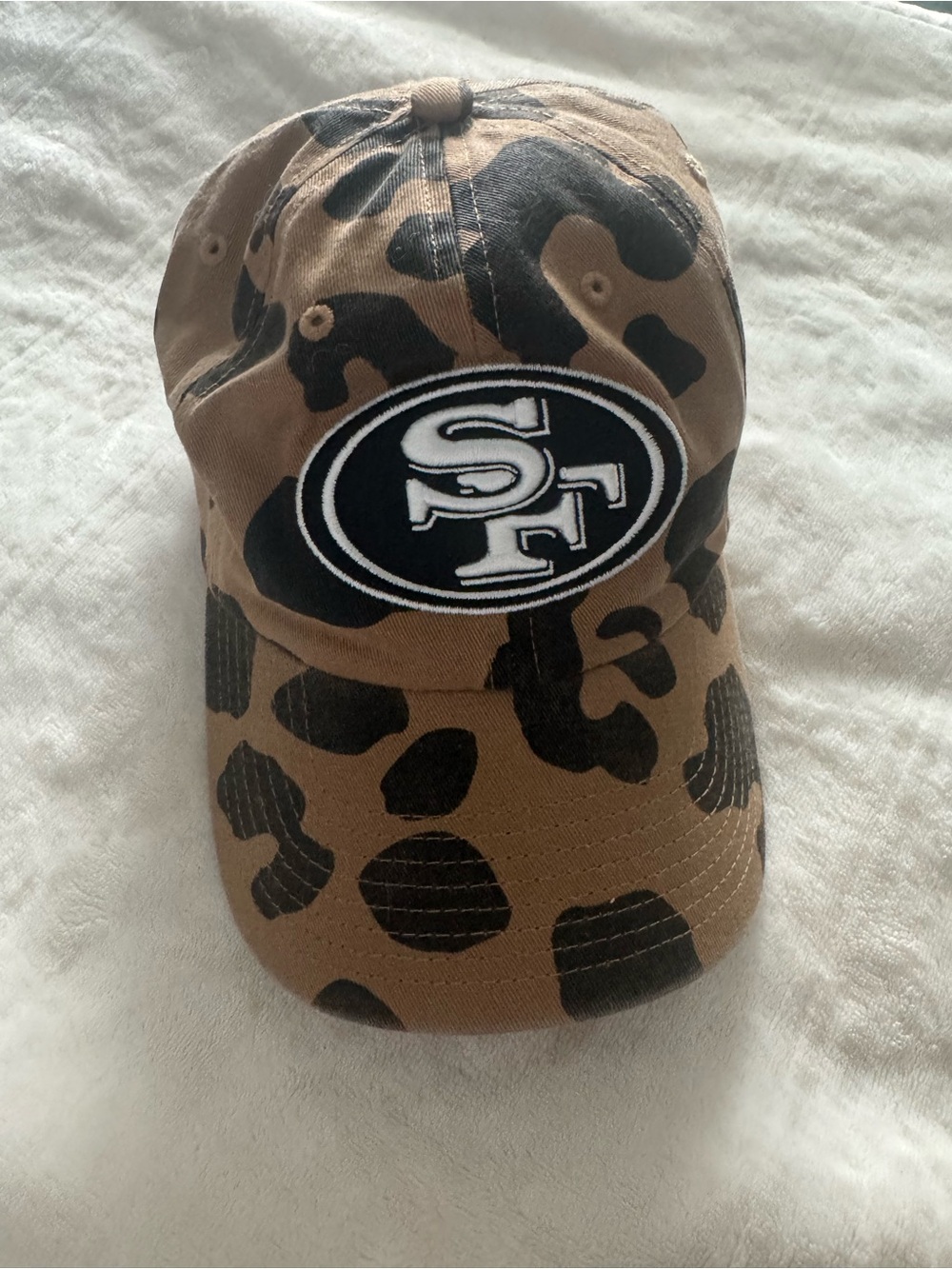 San Francisco 49ers Camouflage Baseball Cap - Brown/Black